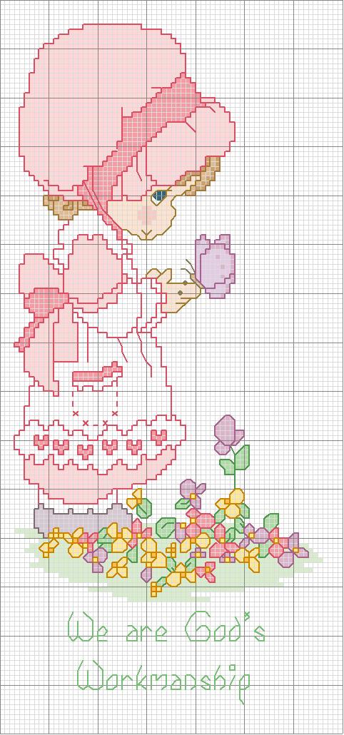 Schema punto croce Bimbi (2)